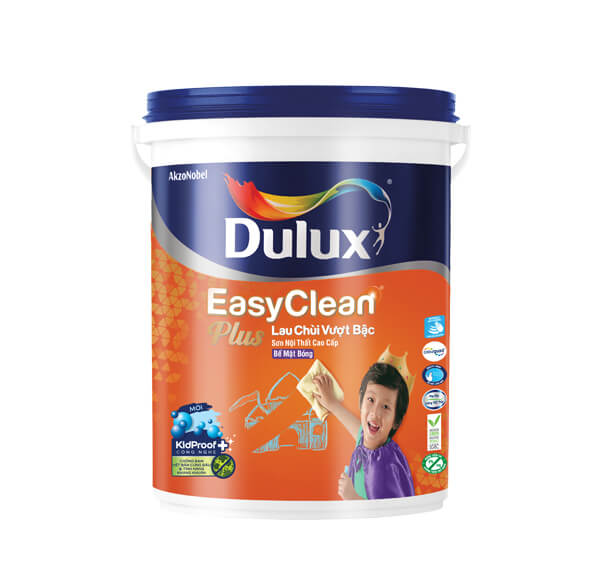Dulux EasyClean Plus Lau Chùi Vượt Bậc Bề Mặt Bóng